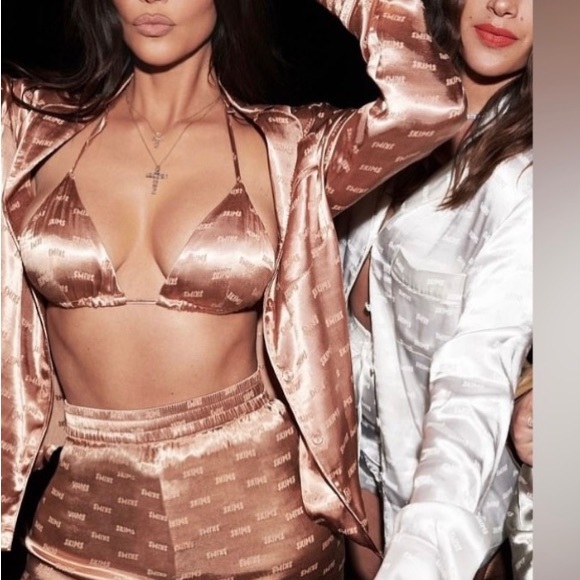 SKIMS-  Jacquard Collection Triangle Bralette - Picture 6 of 7